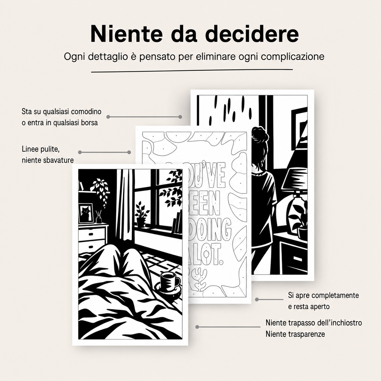 Libro da colorare con un solo colore – Reset Edition®